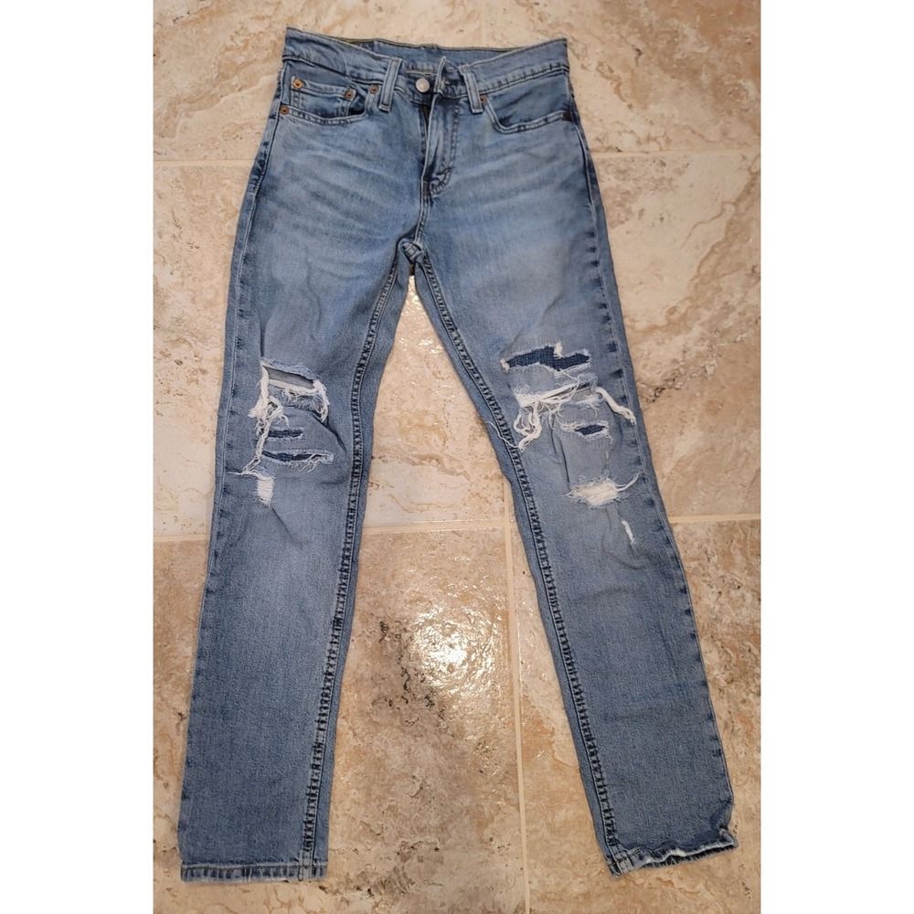 511 Womans jeans 28x32 distressed tapered legs Y2K 2000